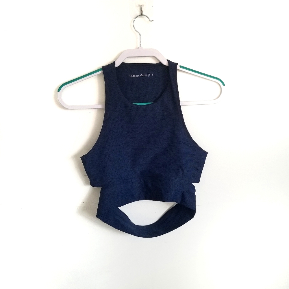 Outdoor Voices Slashback Crop Top Size S